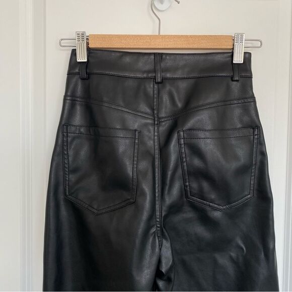 DYNAMITE | Straight Leg Faux Leather Pants - Picture 5 of 11
